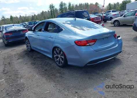 2015 Chrysler 200 C из США, поврежденный, VIN 1C3CCCCB0FN631849